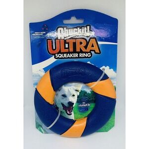 Chuckit! Ultra Squeaker Ring Dog Toy, Outdoor the ultimate chase and fetch NEW!